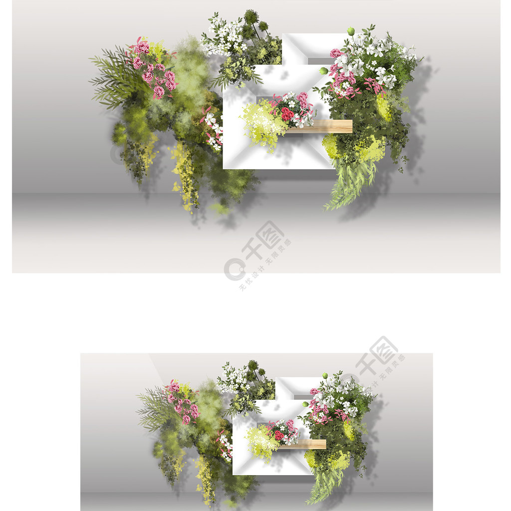 婚礼手绘之自然花艺|插画|商业插画|爱画画的天边 - 原创作品 - 站酷 (ZCOOL)