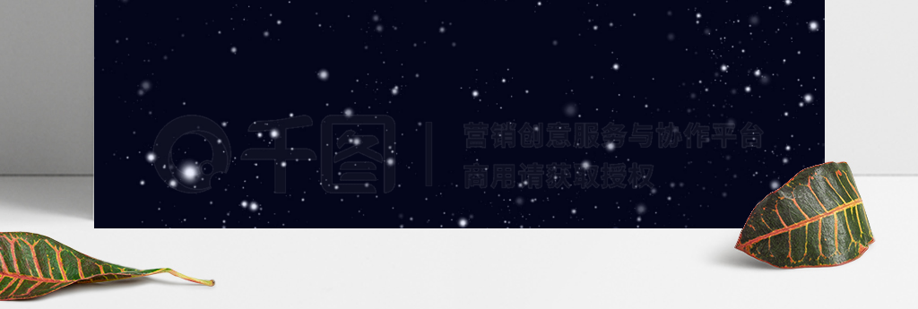 黑色夜晚雪景雪天大雪天空星星流星背景