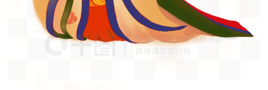 中国风Q版古典皇后人物形象