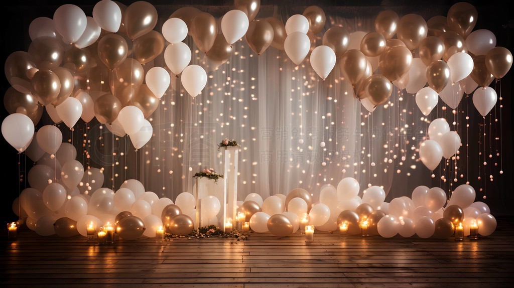 婚礼婚庆现场布置庆典气球