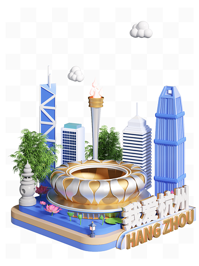 亚运会场馆模型制作图片