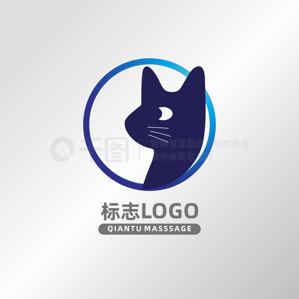 LOGOLOGO 设计_猫咪LOGO标志_矢量图免费下载_cdr格式_编号69399355-千图网