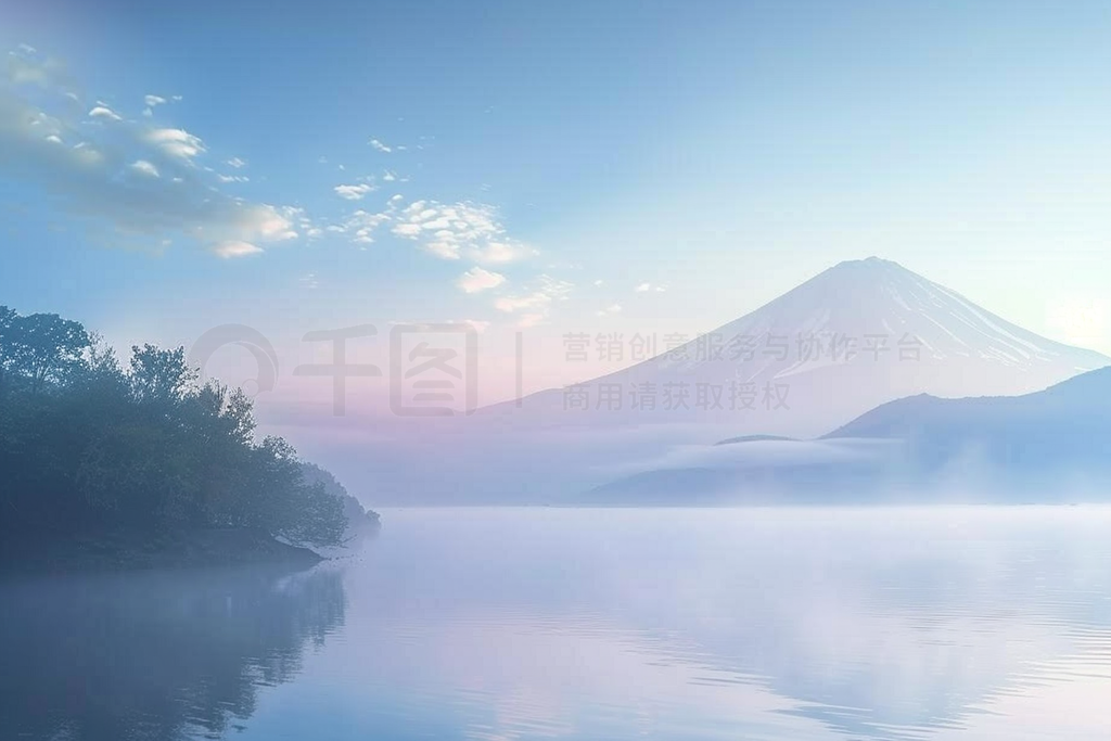 mt. fuji over a foggy lake - view ȥåեȤȻԼȻ⸻ʿɽˮľ羰Ƭ