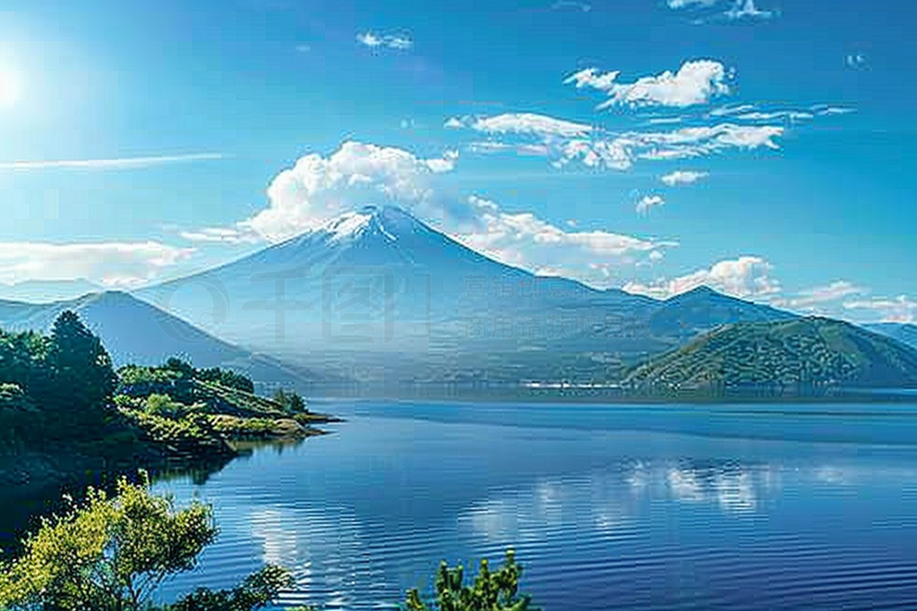 mt. fuji over lake motosu - view ȥåեȤȻȻдʵѩɽгɫҵƬ