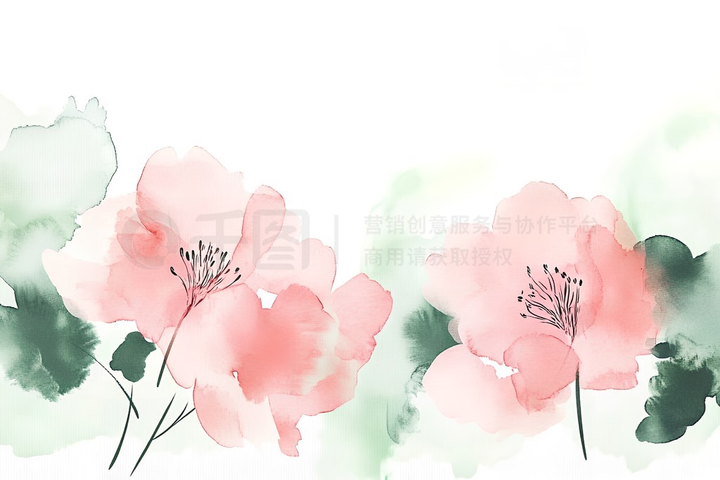 Flower backgroundˮīɫҶȻ廭