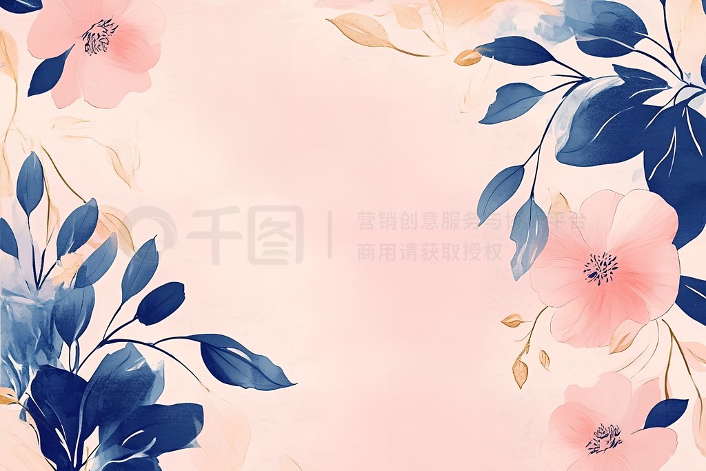 Flower backgroundйɫɫͼ廭ز