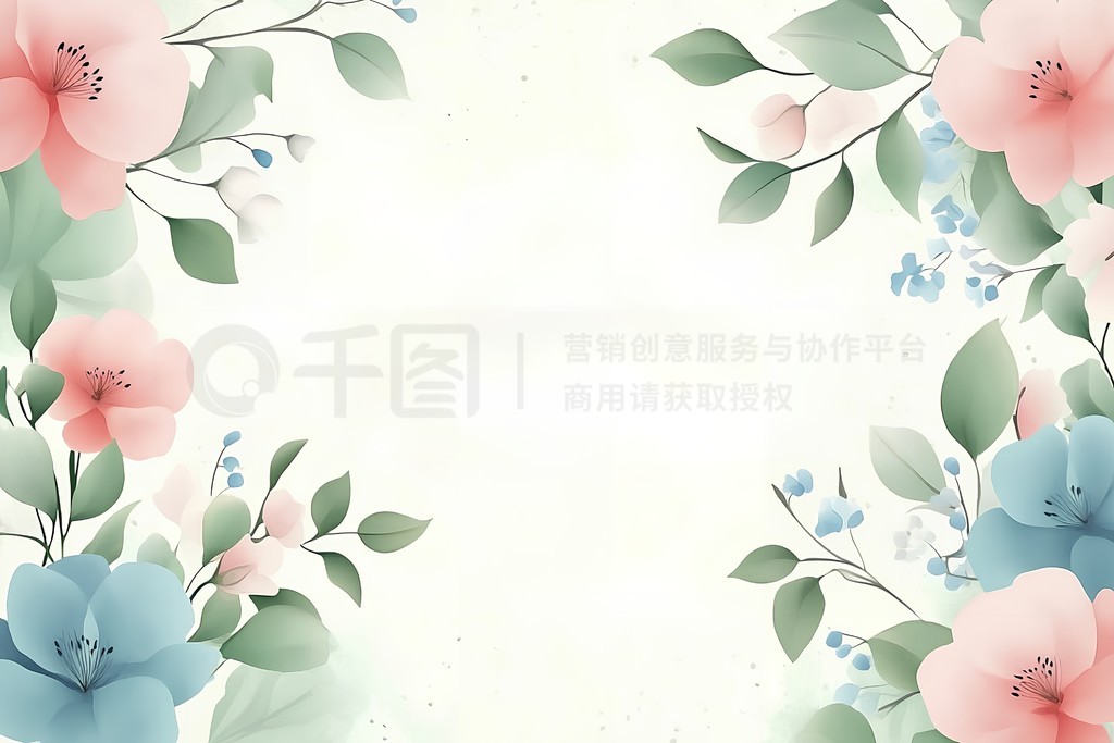 Flower backgroundԼˮʷĶ仨ɫɫ廭