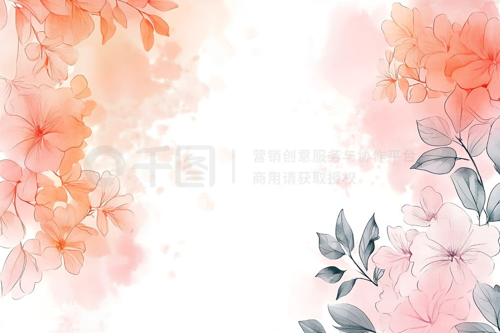 Flower backgroundйɫɫͼ廭