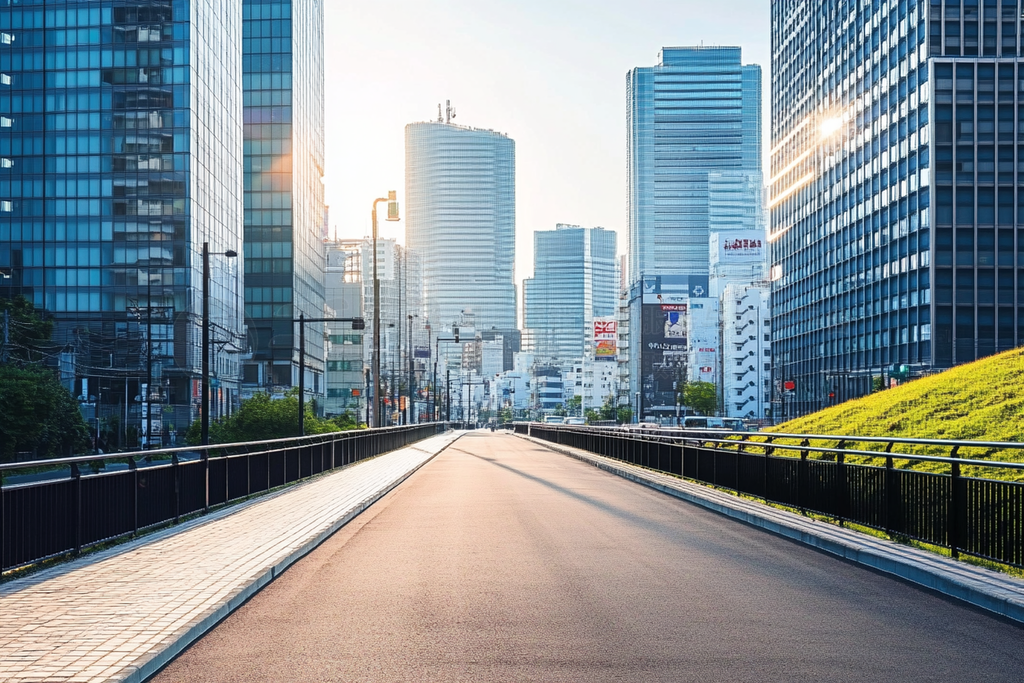 tokyo city urban road, japan in the morning. - city ȥåեȤȻִзԼ¥õ·ҵƬ