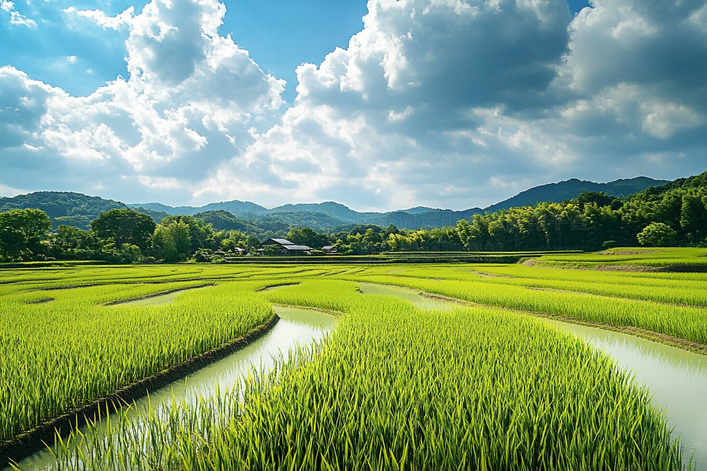 paddy field - view ȥåեȤȻȻдʵɫԶɽ·羰Ƭ