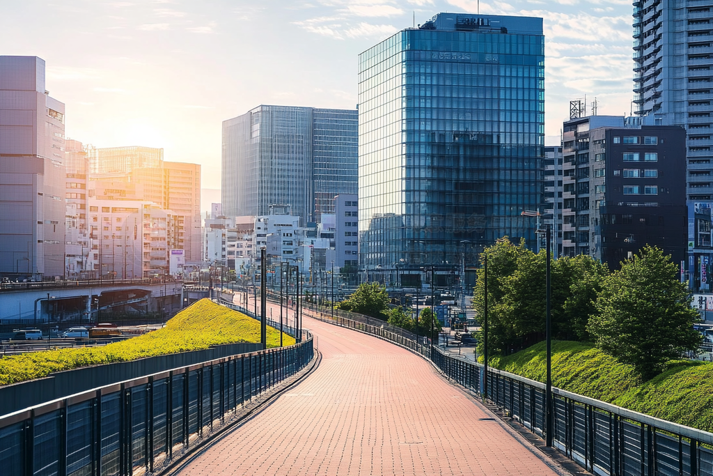 tokyo city urban road, japan in the morning. - city ȥåեȤȻԼִз¥õ·̻ҵƬ