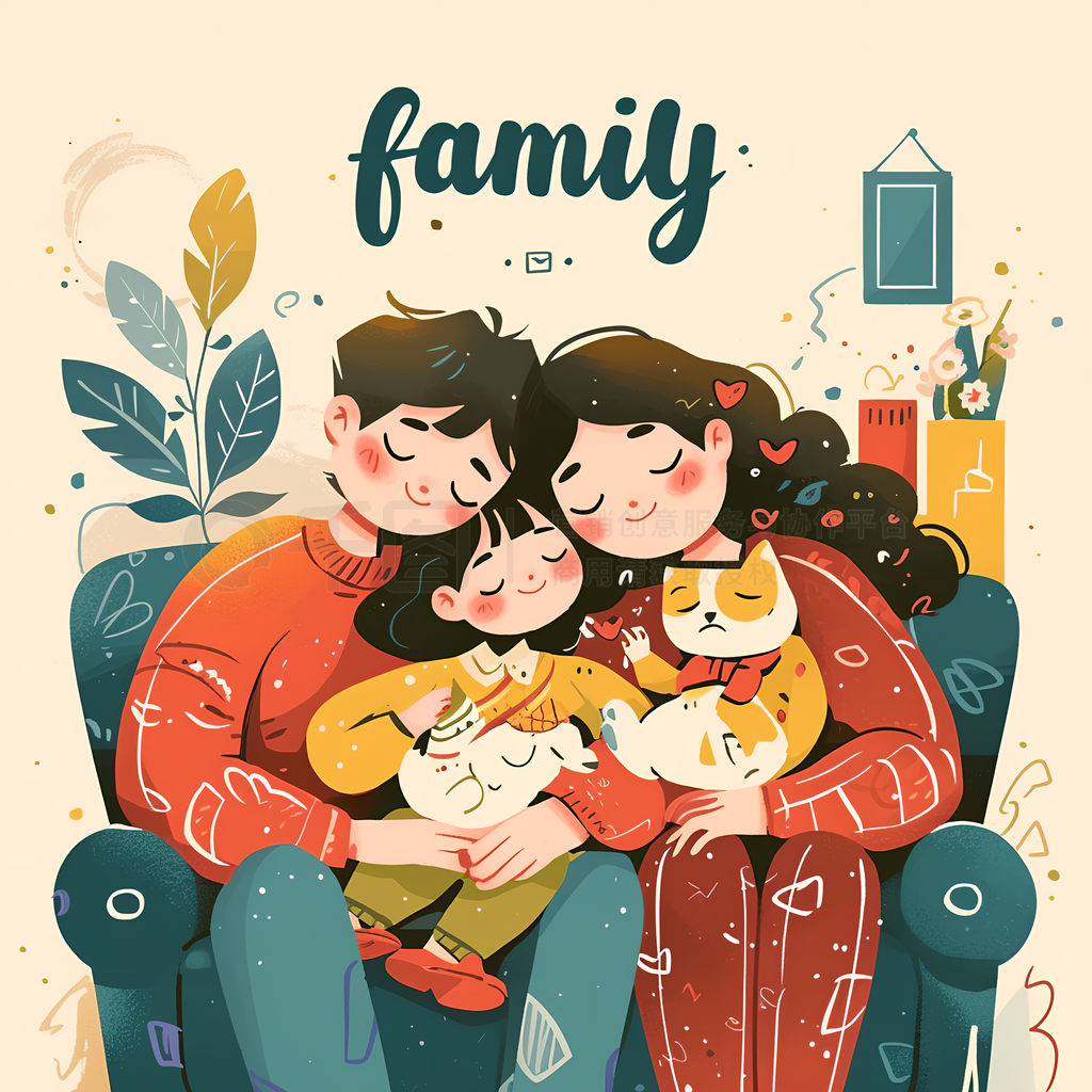 familyֺɳϱŶļֻ廭