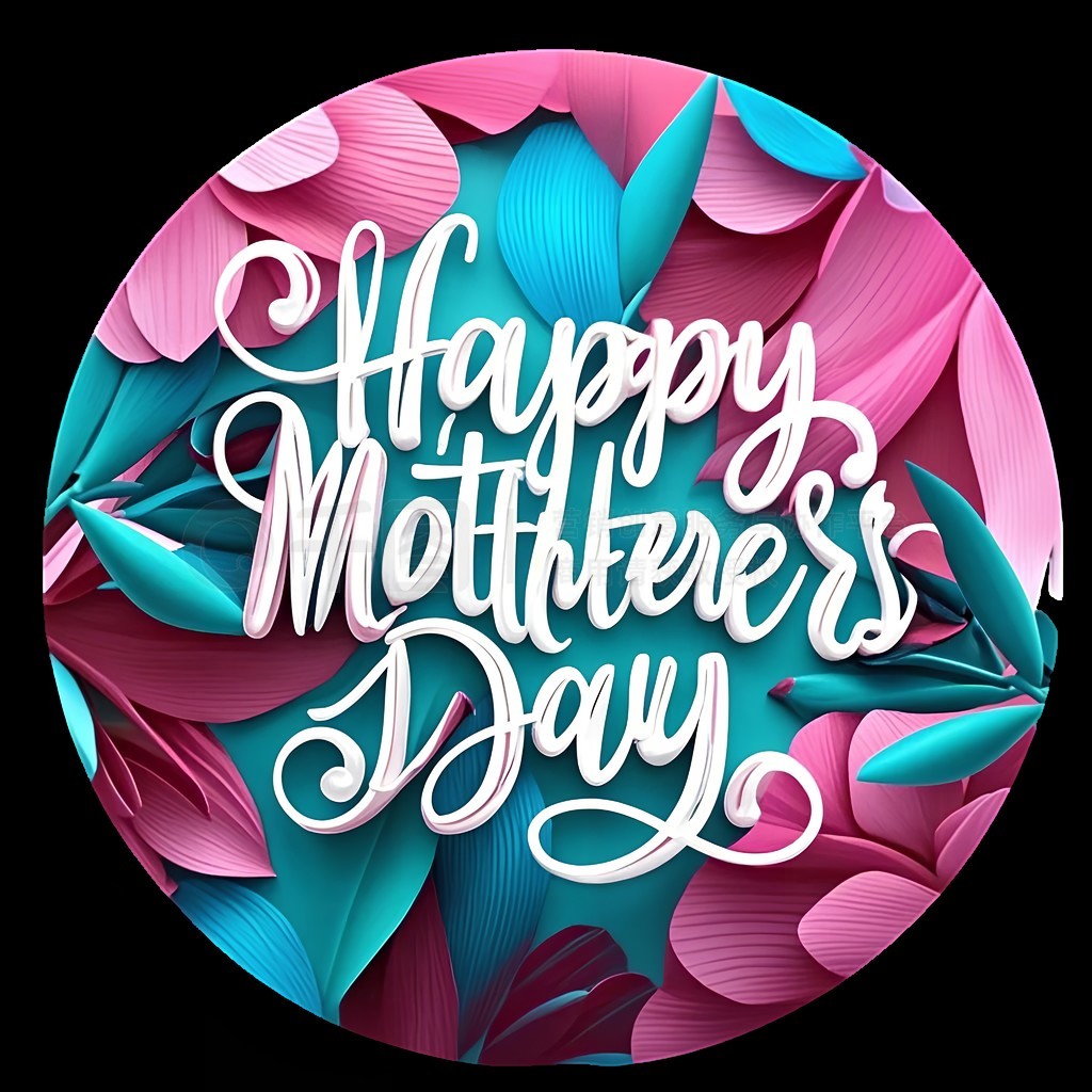 3Dʸֻ滨黨زС黨Լ3DȾHappyMother'sDayԲν䱳廭