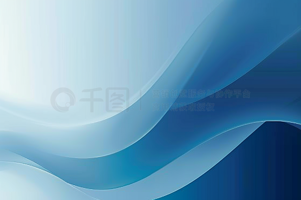 Blue abstract gradient wave wallpaperԼ󽥱׽䲨