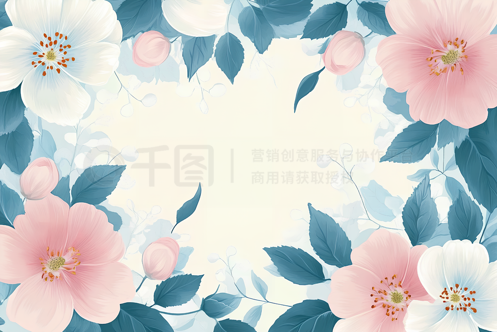 Flower backgroundй»ܲ廭