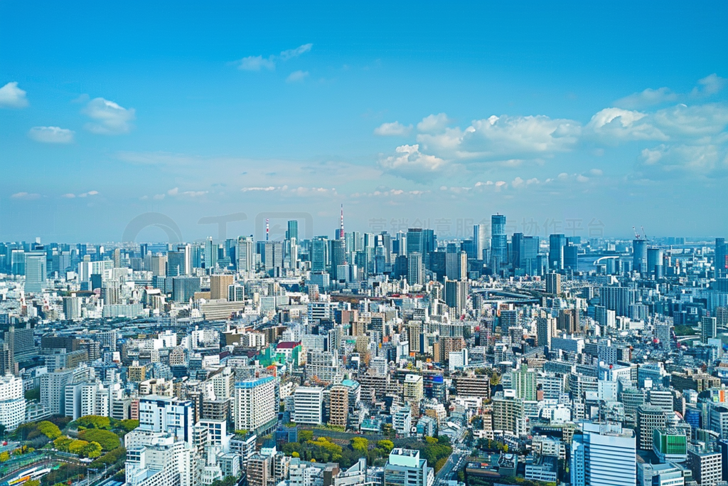 aerial view of tokyo skyline - view ȥåեȤȻִз¥õ·̻ҵƬ