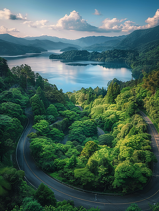 美丽道路风景图片图片