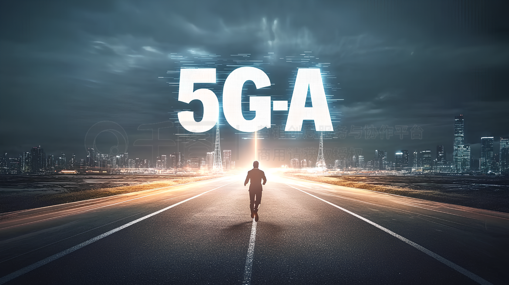 һͨƽߵĵ·дš5G-AƶͨѶ㱳ͼ