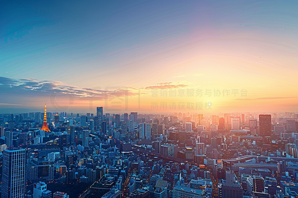 cityscape in tokyo at sunset elevated view - view ȥåեȤȻִзⶫнȺϦҵƬ