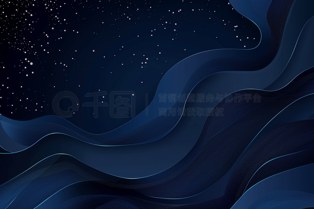 Dark blue waves and dots abstract backgroundִǿղ˱