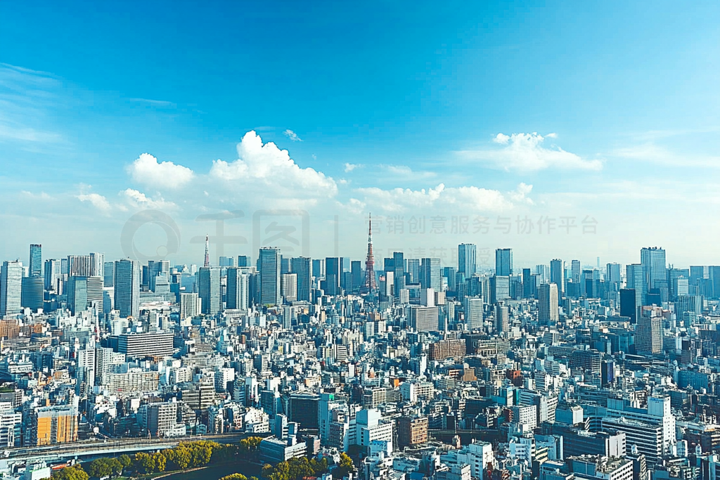 aerial view of tokyo skyline - city ȥåեȤȻִз¥ȫҵƬ