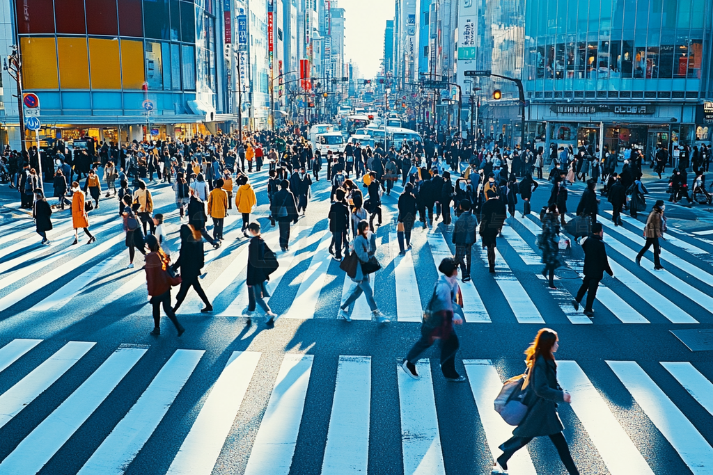 people walking at shibuya crossing, tokyo - city ȥåեȤȻִȺæµвнҵƬ