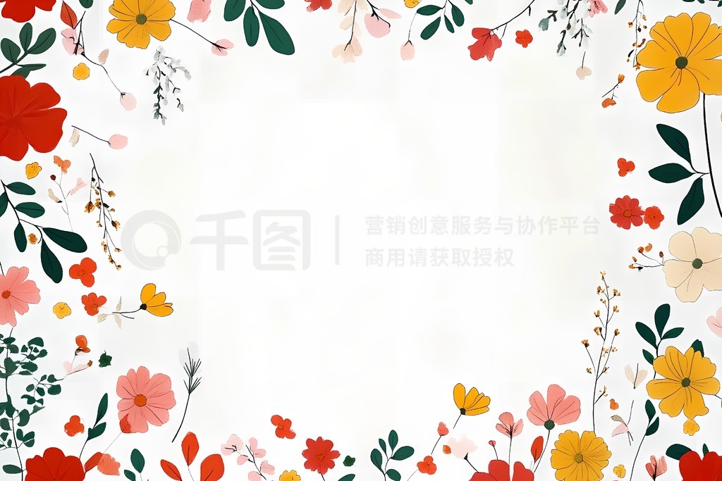 Flower backgroundԼ廭绨Ҷװα