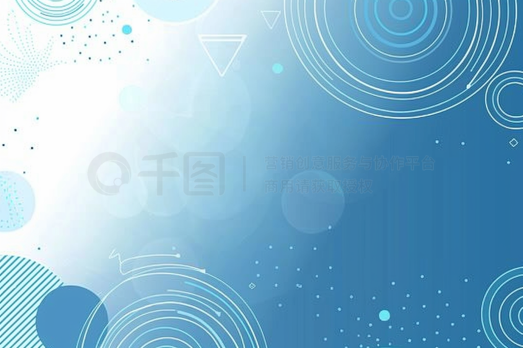 Abstract background with blue circles and linesԼ׽Ƽб