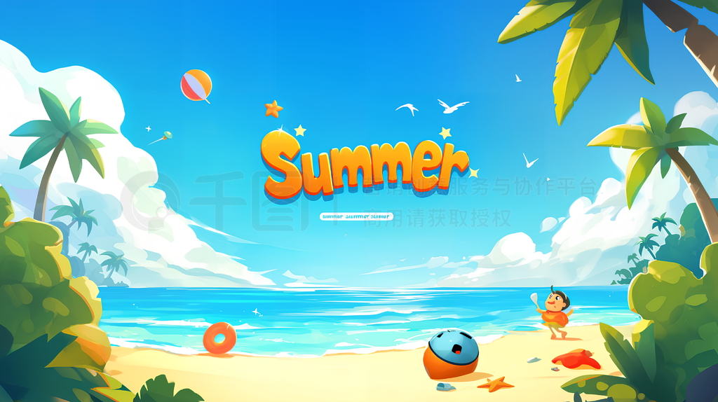 ̲ϵҬsummerֲ廭