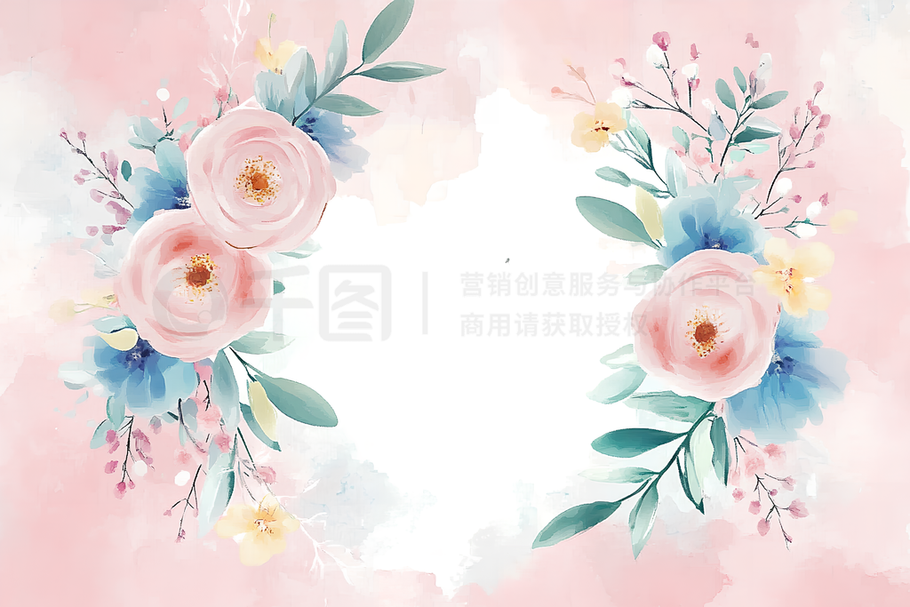 Flower backgroundˮʷɫҶ䱳廭