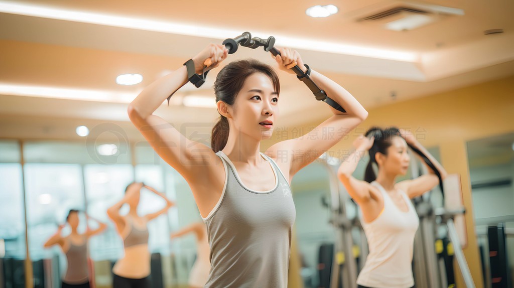 健身中国女人身材图片