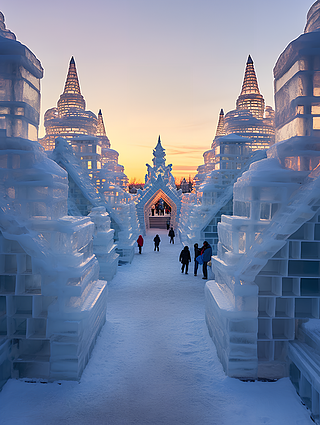 冰雪照片大全图片