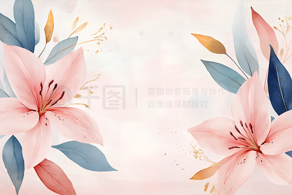 Flower backgroundˮʷ°ٺϻ廭