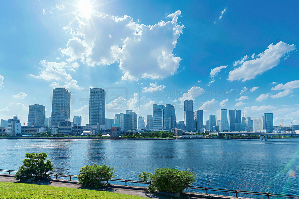 view of tokyo bayside under the blue sky - city ȥåեȤȻִߺݵȻҵƬ