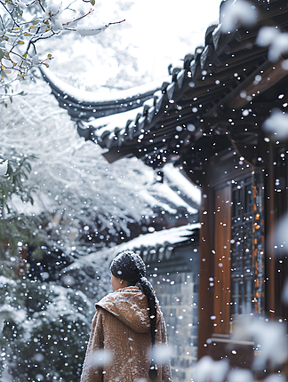 冬天下雪的图片大全图片