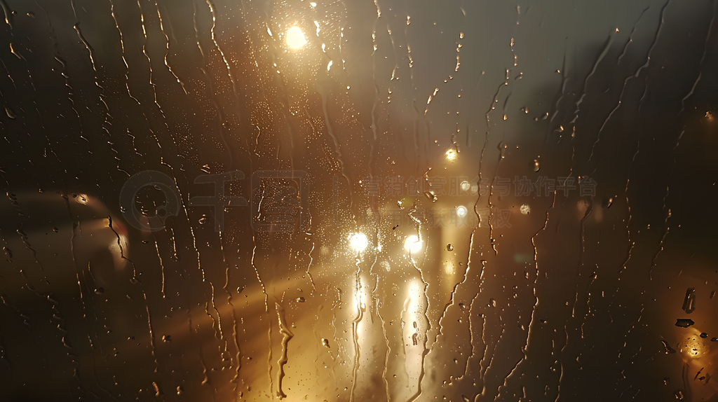 车窗外下雨图片美景图片