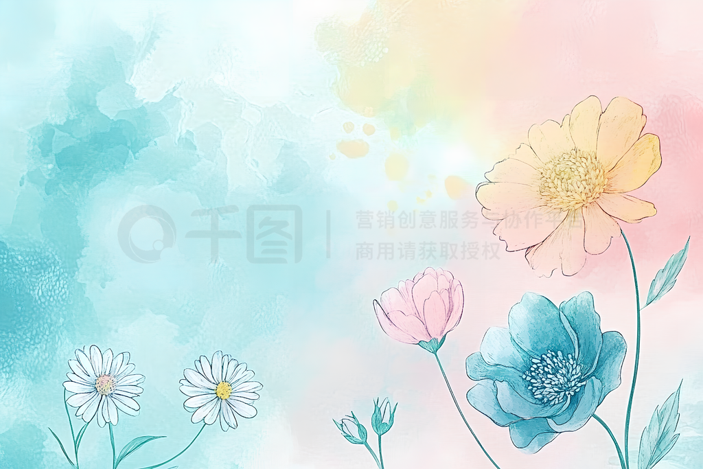 Flower backgroundˮʻλûֲ廭