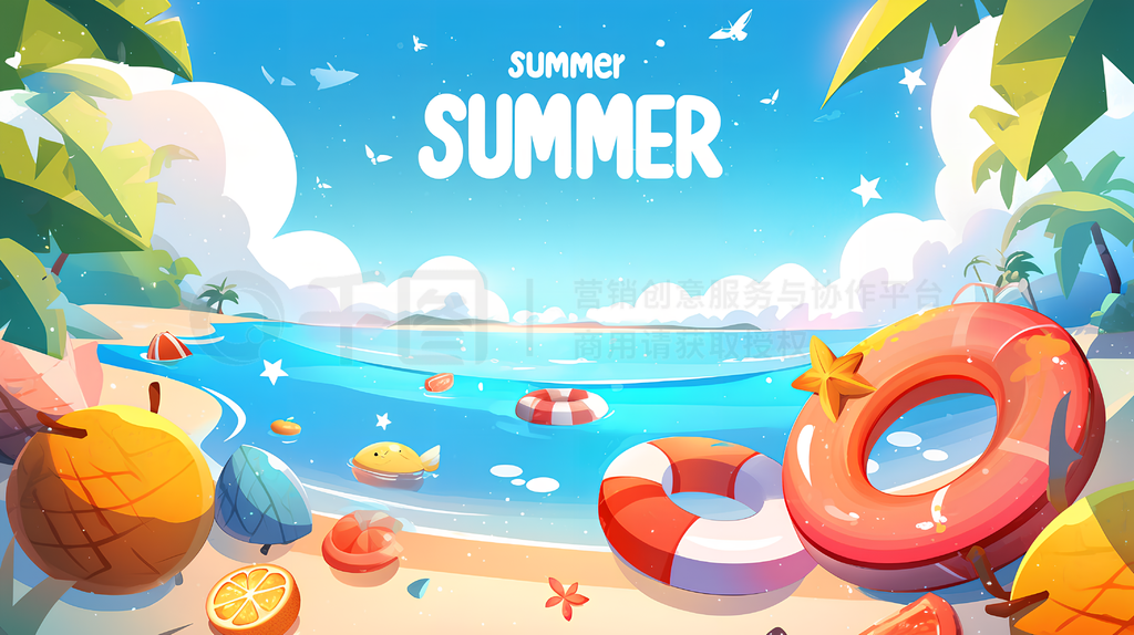 ҬӾȦsummerֲ廭