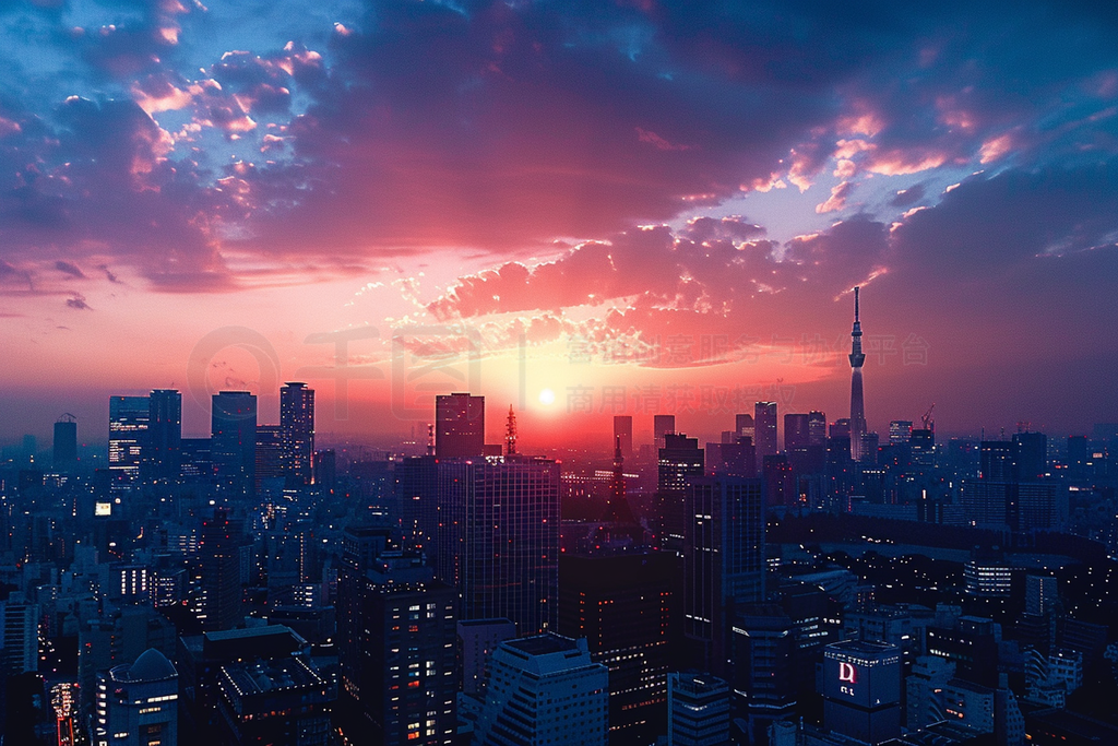 central tokyo at dawn - city ȥåեȤȻִзⶫϦоҵƬ