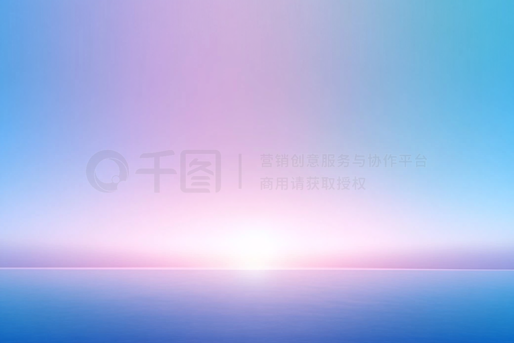 A dreamy blue and pink gradient background with a faint white horizonԼȻϽ䱳