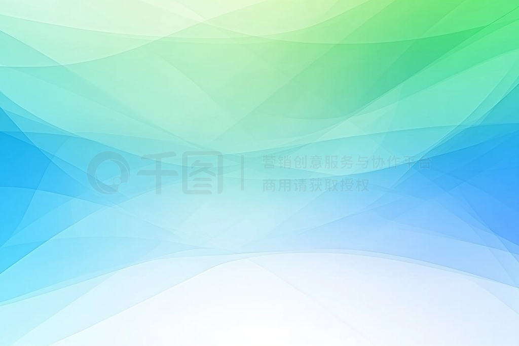 Blue and Green Abstract Background with Copy SpaceԼǳ̰ײ˽䱳