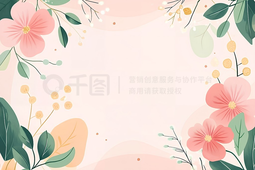 Flower backgroundԼɫɫɫҶװͼ廭