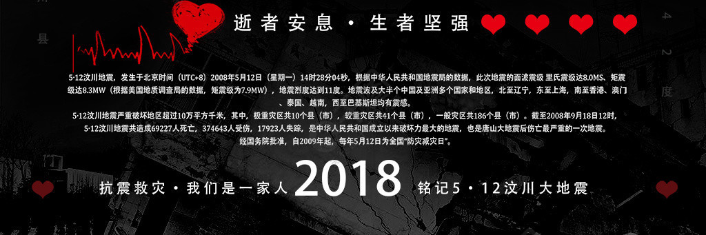 千庫原創 512 汶川地震 10週年 紀念汶川