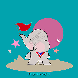 泰国国旗大象图片