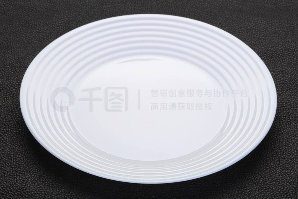 Empty white plate