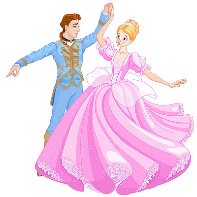 0卡通王子和公主跳舞200王子和公主在皇家城堡舞厅
