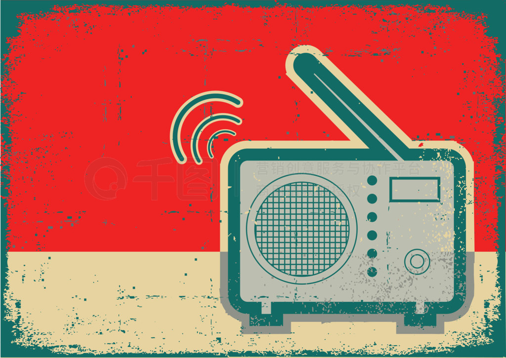  radio.vector grunge 