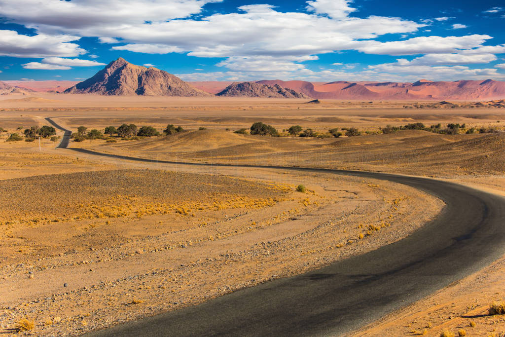 The famous giant sand dunes