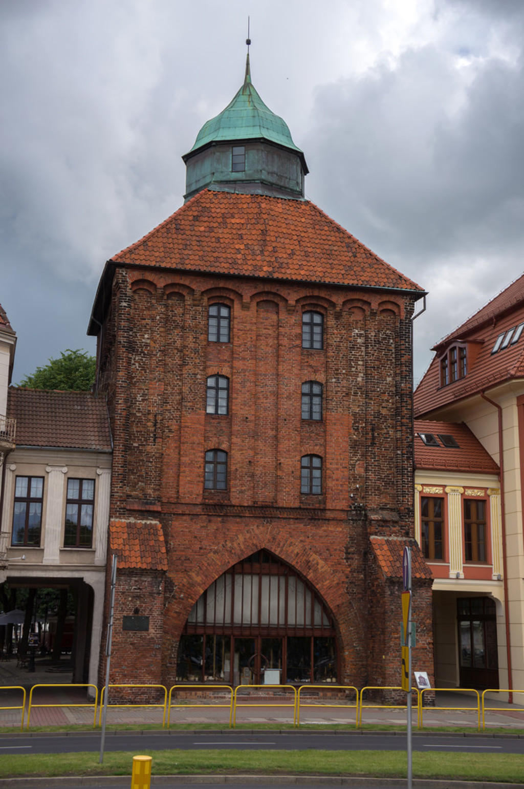 den nya porten (nowa brama) 1300-talet i slupsk, Polen slupsk