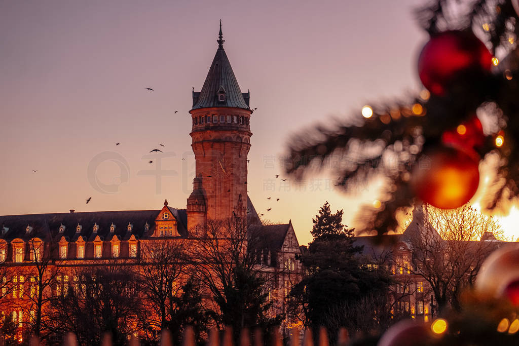 LUXEMBOURG CITY / DECEMBER 2019: Celebrating the Christmas time
